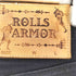 ロール ROLL ROLLS ARMOR ボタンフライブラックデニムパンツ メンズ JPN:M